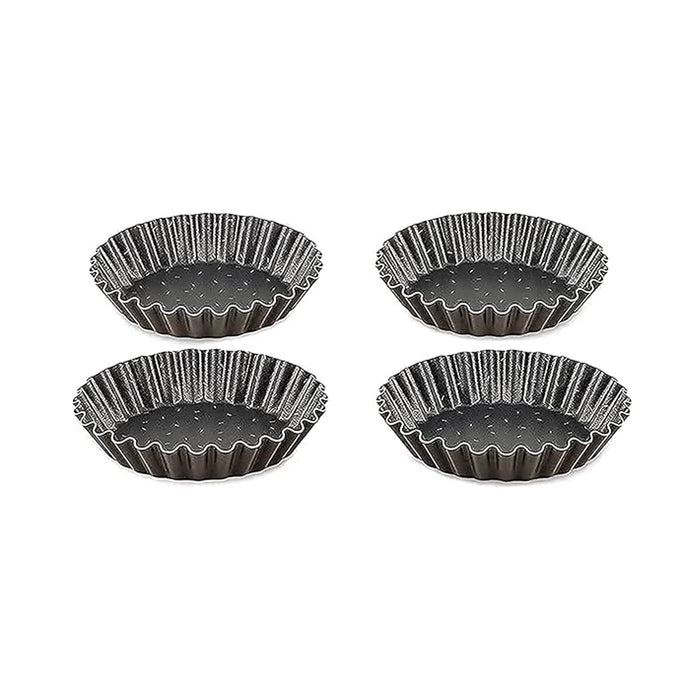 PLAT AU FOUR J5548102 PERFECT BAKE SET 4 SMALL TARTE 11CM TEFAL
