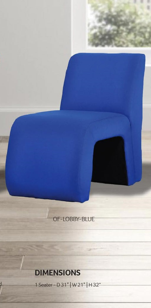 CHAISE LOBBY BLEUE