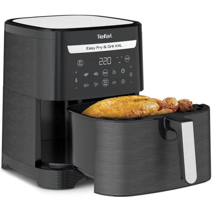 FRITEUSE EY801815 SANS HUILE EASY FRY&GRILLXXL BLACK