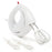 BATTEUR À MAIN, HM2601F1 300 W, BOUTON RÉGLABLE À 5 VITESSES  BLANC