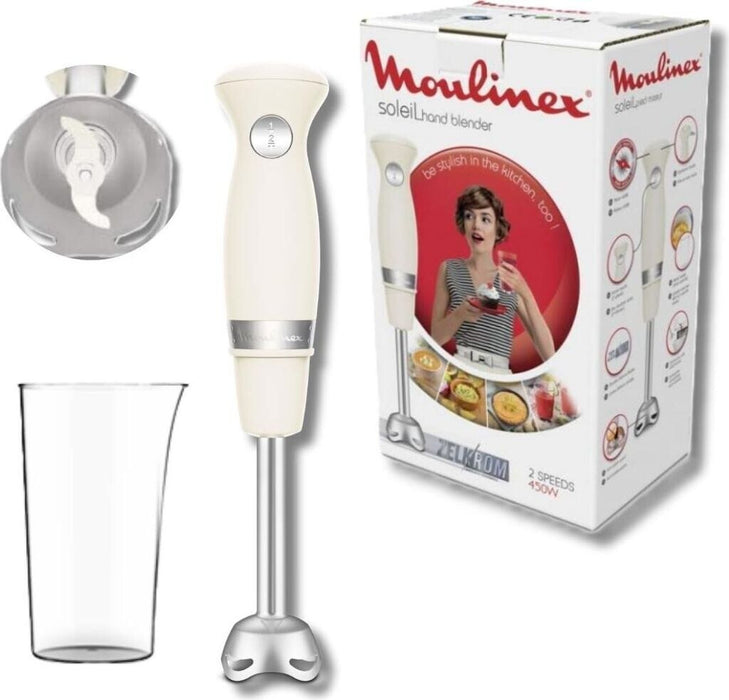 MIXEUR PLONGEUR DD471A10 SOLEIL 450W PIED MÉTAL 2 VITESSES MOULINEX