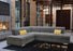 CANAPE MATTHEW ACV REV PANO-TISSU BOSTON GRIS -A89308