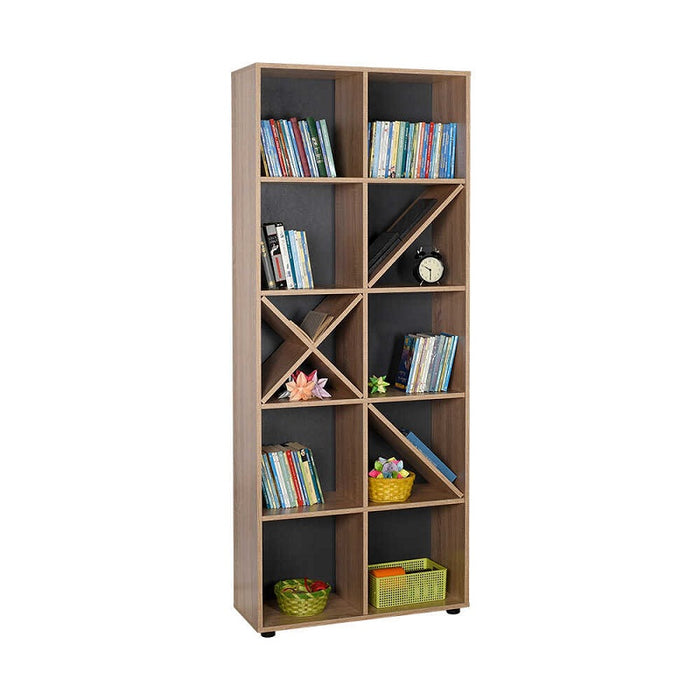 Meuble de Rangement Bibliothèque KTP-910-SS-1-BOIS