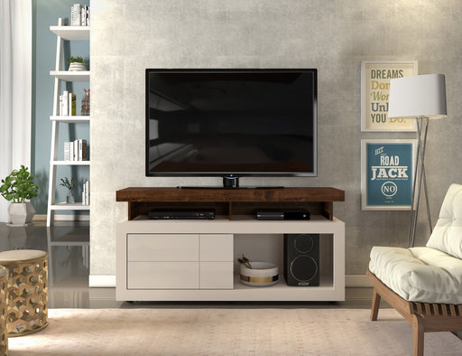 MEUBLE TV DJ VERANO RUSTICO MALBEC/OFF WHITE* 18 378.146