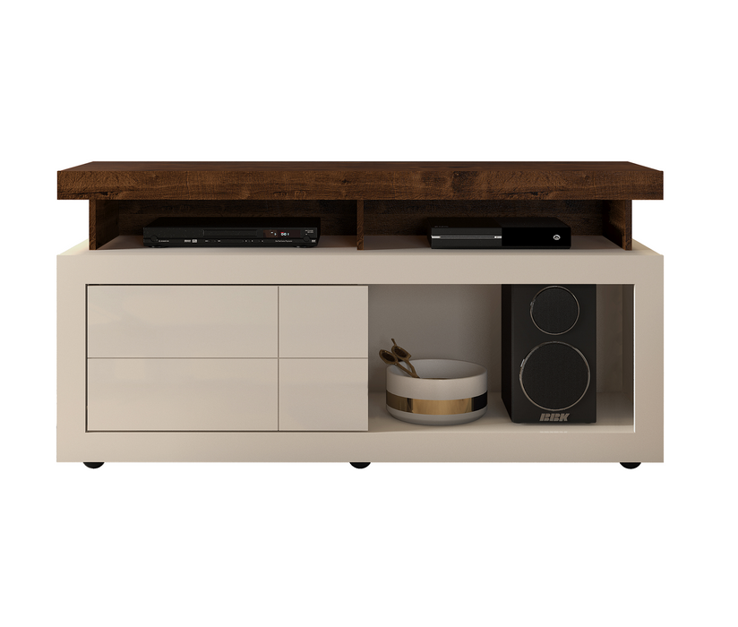 MEUBLE TV DJ VERANO RUSTICO MALBEC/OFF WHITE* 18 378.146