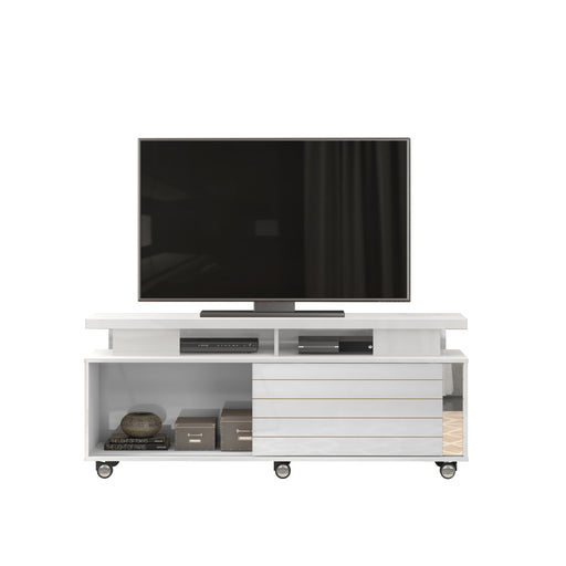 MEUBLE TV DJ AGEO WITH MIRROR BRANCO BRILHO * 18 735.131