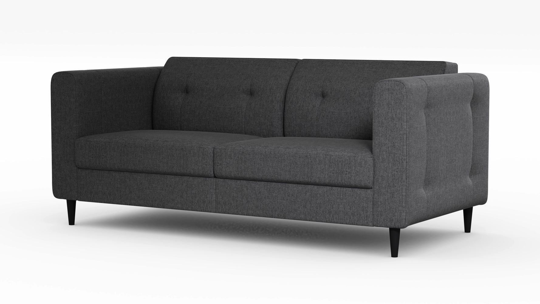 CANAPE BOSTON II  CF3 tissu Malmo charbon - A64241