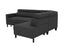 CANAPE VIKY PANO REV MALMO ANTRHACITE - A95147
